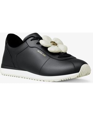Michael Kors Rhodes Floral Embellished Sneaker - Black