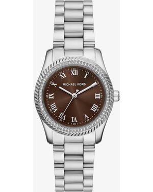Michael Kors Mini Lexington-Tone Watch - White