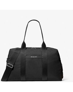 Michael Kors Lautner Large Nylon Weekender Bag - Black