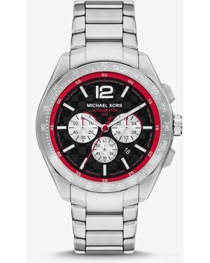 Michael Kors Mk Orologio Accelerator 2.0 Oversize Tonalità - Bianco