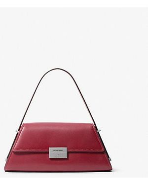 Michael Kors Mk Borsa A Spalla Ludlow Media - Rosso