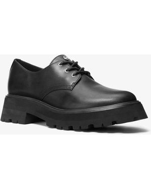 MICHAEL Michael Kors Michael Kors Loden Leather Oxford - Black