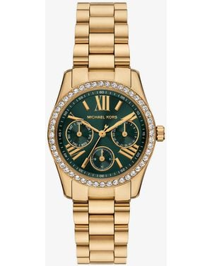 Michael Kors Mk Mini Lexington Pavé-Tone Watch - Metallic