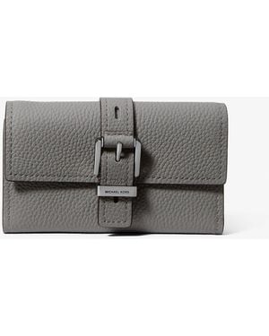 MICHAEL Michael Kors Mk Portafoglio Nolita A Tre Ante Medio - Grigio