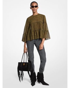 MICHAEL Michael Kors Mk Blusa A Balze - Neutro