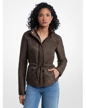 MICHAEL Michael Kors Mk Quilted Puffer Jacket - Black