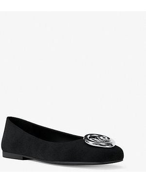 Michael Kors Milan Suede Ballet Flat - Black