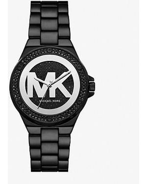 Michael Kors Lennox Pavé-Tone Watch - Black