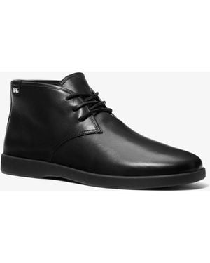Michael Kors Michael Kors Wesley Leather Boot - White