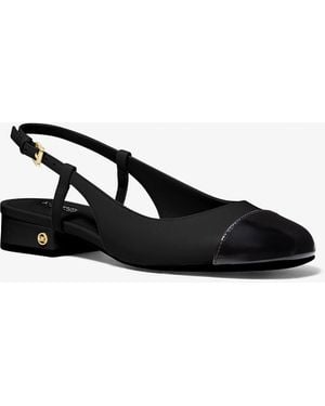 MICHAEL Michael Kors Mkzapato Plano Destalonado Perla De Piel - Negro