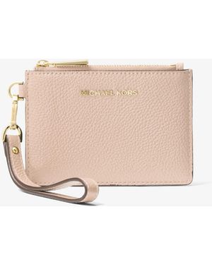 Michael Kors Leather Coin Purse - Natural