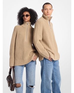 MICHAEL Michael Kors Mk Pullover Con Mezza Zip - Blu