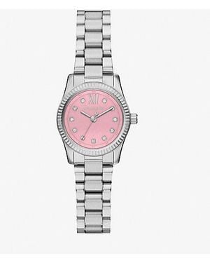 Michael Kors Petite Lexington Pavé-Tone Watch - Pink