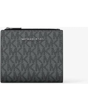 Michael Kors Hudson Signature Logo Wallet - Grey