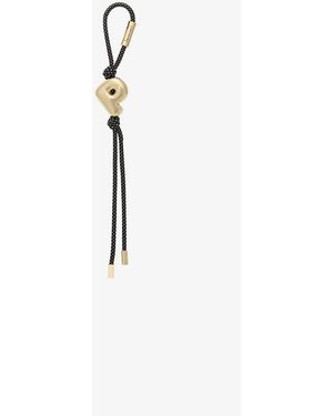 MICHAEL Michael Kors Mkadorno Para Bolso En Tono Con Cordón Moteado E Inicial - Blanco