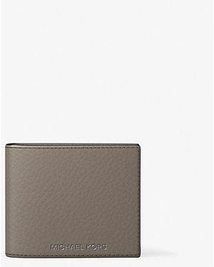 Michael Kors Hudson Billfold With Id - Grey