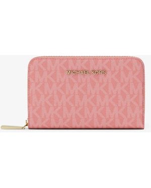 Michael Kors Small Logo Wallet - Pink