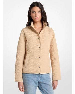 Michael Kors Quilted Logo Jacket - Blue