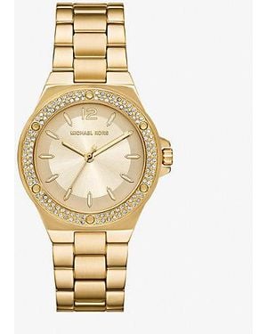 Michael Kors Lennox Pavé-Tone Watch - Metallic