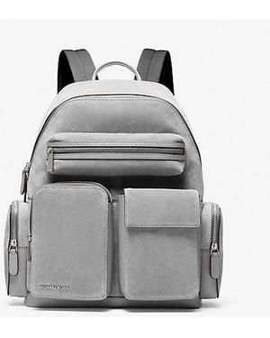 Michael Kors Mk Dakota Suede Cargo Backpack - Gray