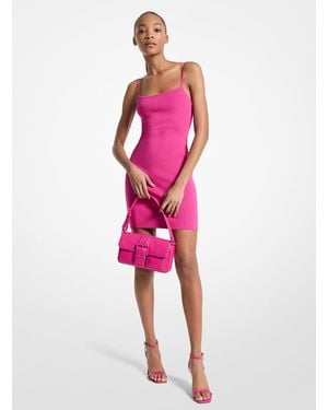 Michael Kors Mkvestido Lencero De Punto Elástico - Rosa