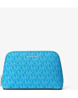 MICHAEL Michael Kors Mk Jet Set Small Signature Logo Travel Kit - Blue