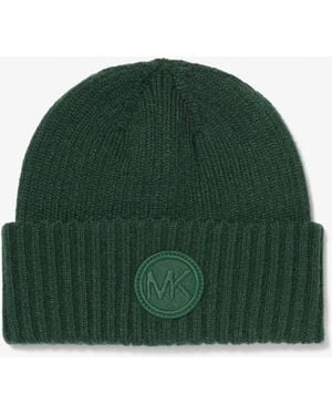 Michael Kors Mk Knit Beanie - Green