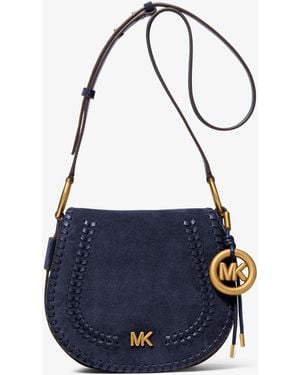 Michael Kors Josie Small Convertible Chain Shoulder Bag - Blue