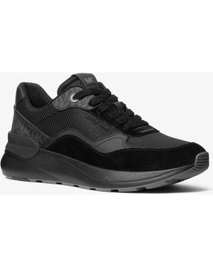 Michael Kors Trevor Trainer Lace Up Trainer - Black