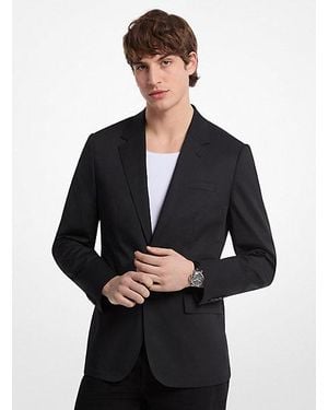 Michael Kors Coolmax Woven Blazer - Black