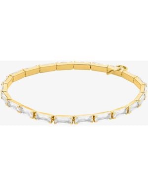 Michael Kors Cubic Zirconia Tennis Bracelet - White