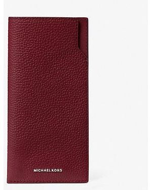 Michael Kors Jet Set Pebbled Leather Sunglass Case - Red