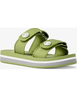 Michael Kors Foster Scuba Slide Sandal - Green