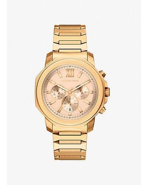 Michael Kors Oversized Prescott-Tone Watch - Metallic