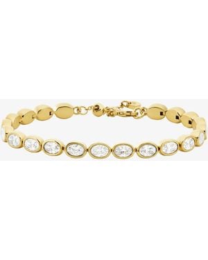 Michael Kors Precious Metal-Plated Cubic Zirconia Tennis Bracelet - Metallic