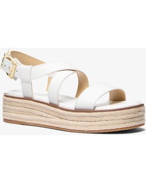 MICHAEL Michael Kors Mk Sandalo Stile Espadrilla Lynne - Neutro