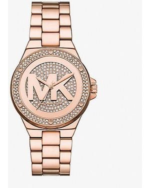 Michael Kors Lennox Pavé-Tone Watch - White