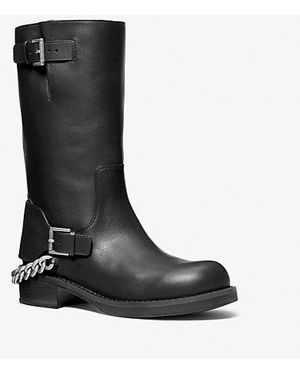 MICHAEL Michael Kors Cayden Leather Boot - Black
