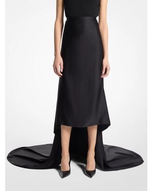 Michael Kors Charm Fishtail Skirt - Black