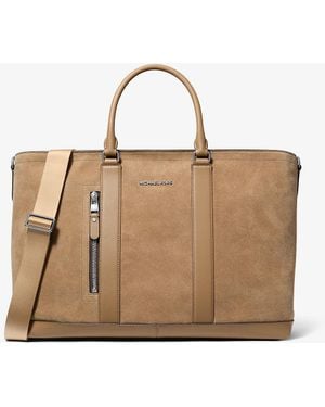 Michael Kors Hudson Getaway Tote - Natural