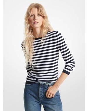 MICHAEL Michael Kors Mkjersey De Punto Elástico A Rayas - Azul