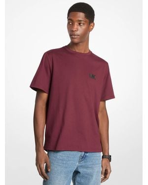 Michael Kors Mk Applique T-shirt - Red