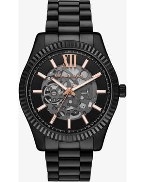 Michael Kors Mk Oversized Lexington-Tone Watch - Black