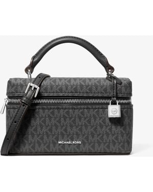 MICHAEL Michael Kors Mk Borsa A Tracolla Jana Convertibile Extra-Small Con Logo - Nero