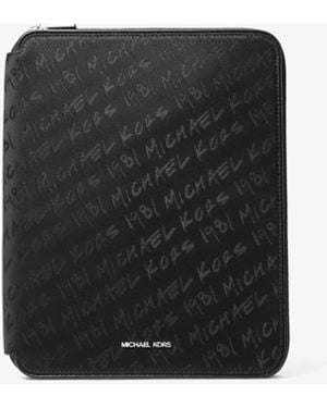 Michael Kors Travel Small Logo Tablet Case - Black