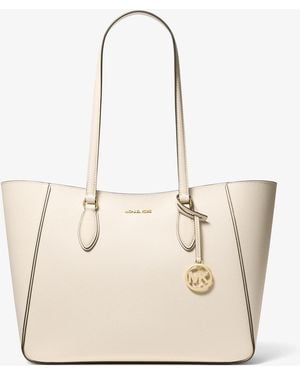 Michael Kors Jet Set Travel Large Signature Logo 3-In-1 Tote Bag - Natural