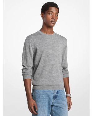 Michael Kors Mk Wool Jumper - Grey