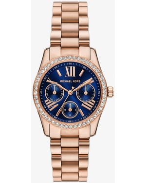 Michael Kors Mk Mini Lexington Pavé-Tone Watch - Blue
