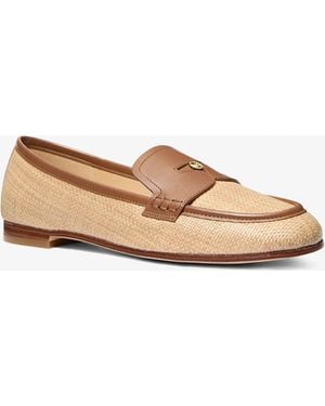 Michael Kors Jennings Woven Loafer - Natural