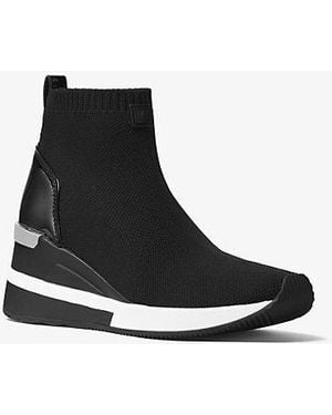 Michael Kors Skyler Sock Sneakers 43F7Skfe5D For - Black